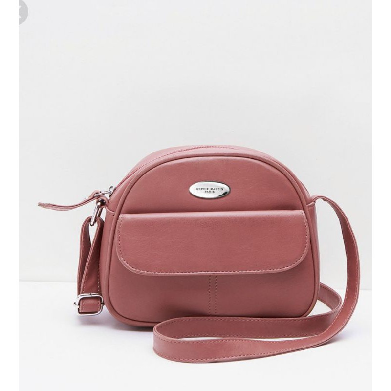 TAS DELION PINK / BLACK SOPHIE MARTIN PARIS PROMO