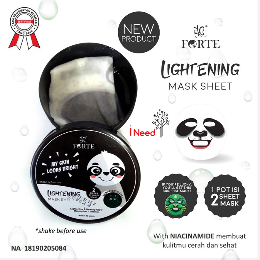 (INEED) MASKER ANIMAL SYB LIGHTENING MASK &amp; VIT C COLLAGEN MASK