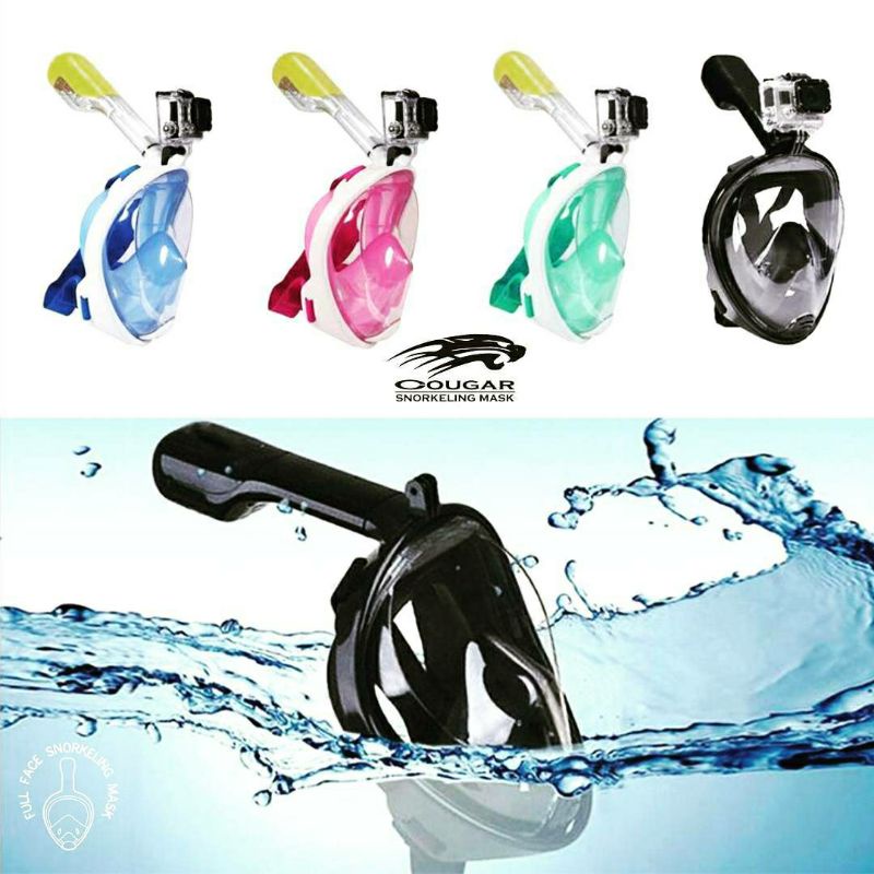 Masker snorkeling cougar