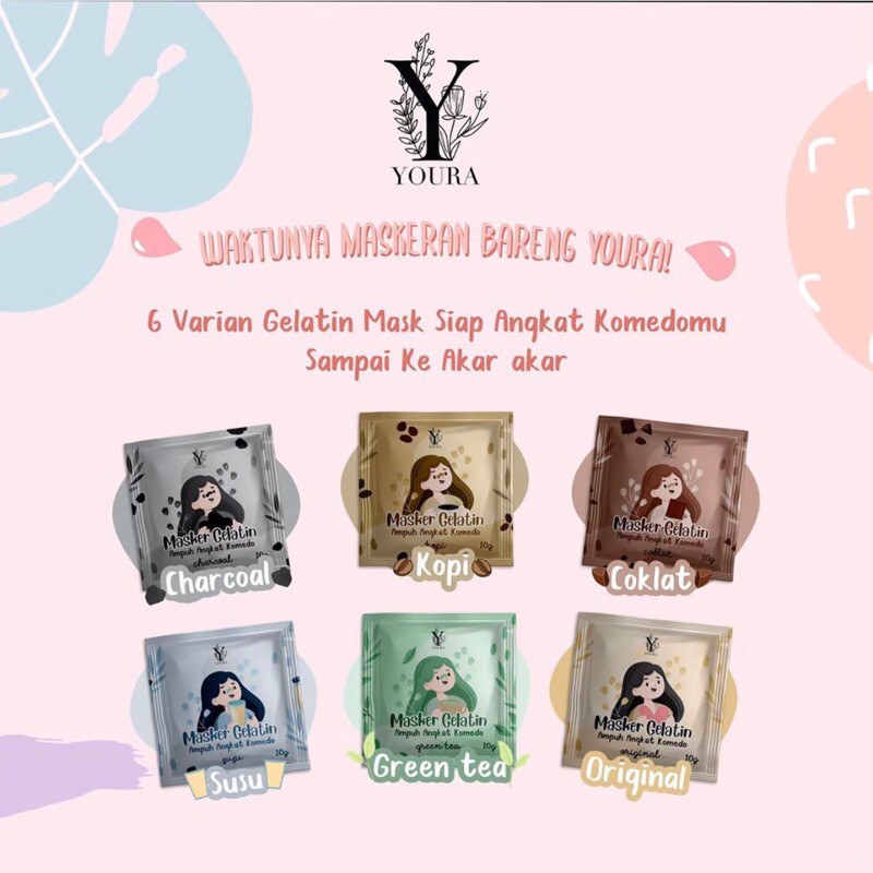 MASKER KOMEDO GELATIN YOURA