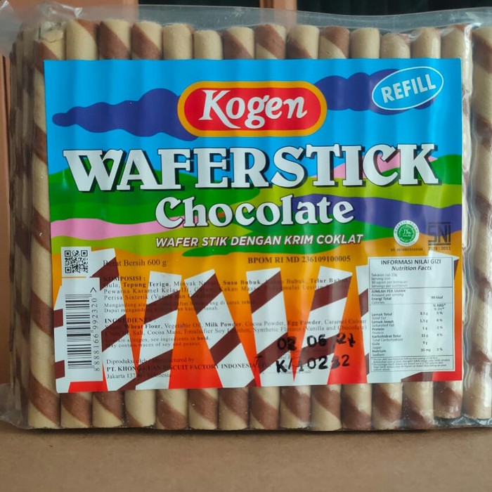 

QH 1 KARTON KOGEN Wafer Stick Kemasan Refill 1 Karton isi 6 Pack