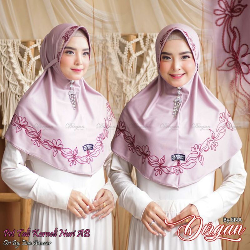 Hijab Pet Tali korneli Nuri, Ori DIRGAN by ENA