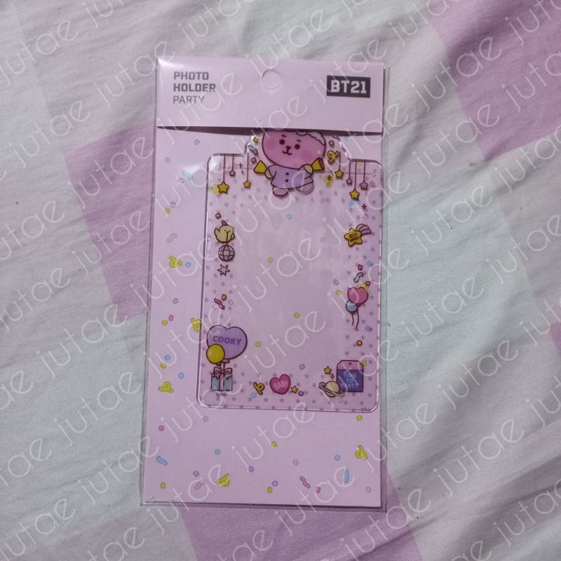 Cardholder Official Cooky BT21 Party Photocard