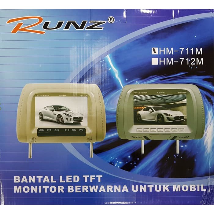 TV Head Rest 7 tv mobil Runz HM-711M
