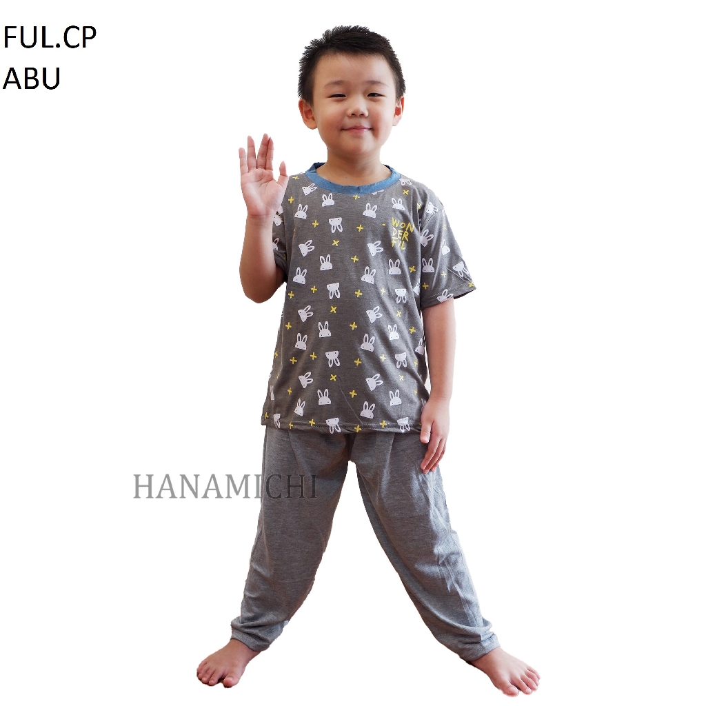 Hanamichi FUL.CP Baju Tidur Anak Lengan Pendek