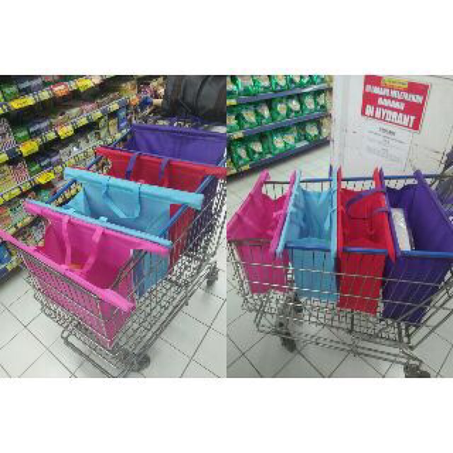 Shopping trolley bag Go Green 4in1  Pengganti Plastik