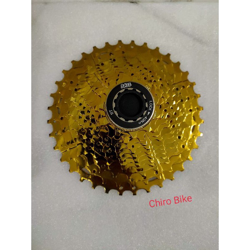 cassette sproket 11 speed RAZE 11-36T gold sprocket 36T