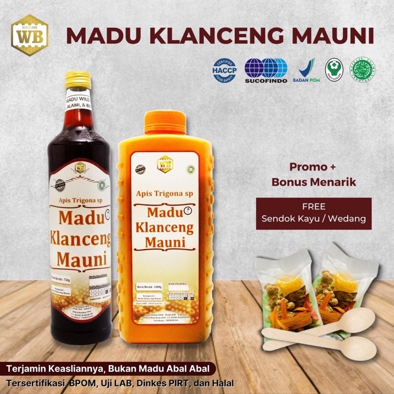 

Madu Klanceng Mauni / Lebah Apis Trigona - Garansi Murni & Asli 100%-Wild Bee