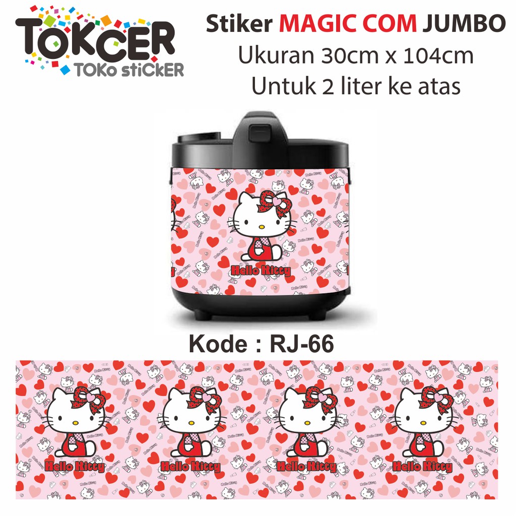 Stiker Kulkas dan Kompor  HELLO KITTY