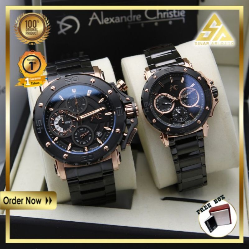 Original Alexandre Christie jam tangan matic pria AC6295 /ac 6295 MPR