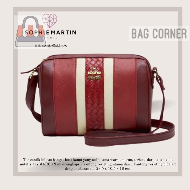 BagCorner - TAS TAS SELEMPANG SOPHIE MARTIN PARIS SLING BAG SHOPIE MARTIN TAS SHOPPE MARTIN WINA SHO