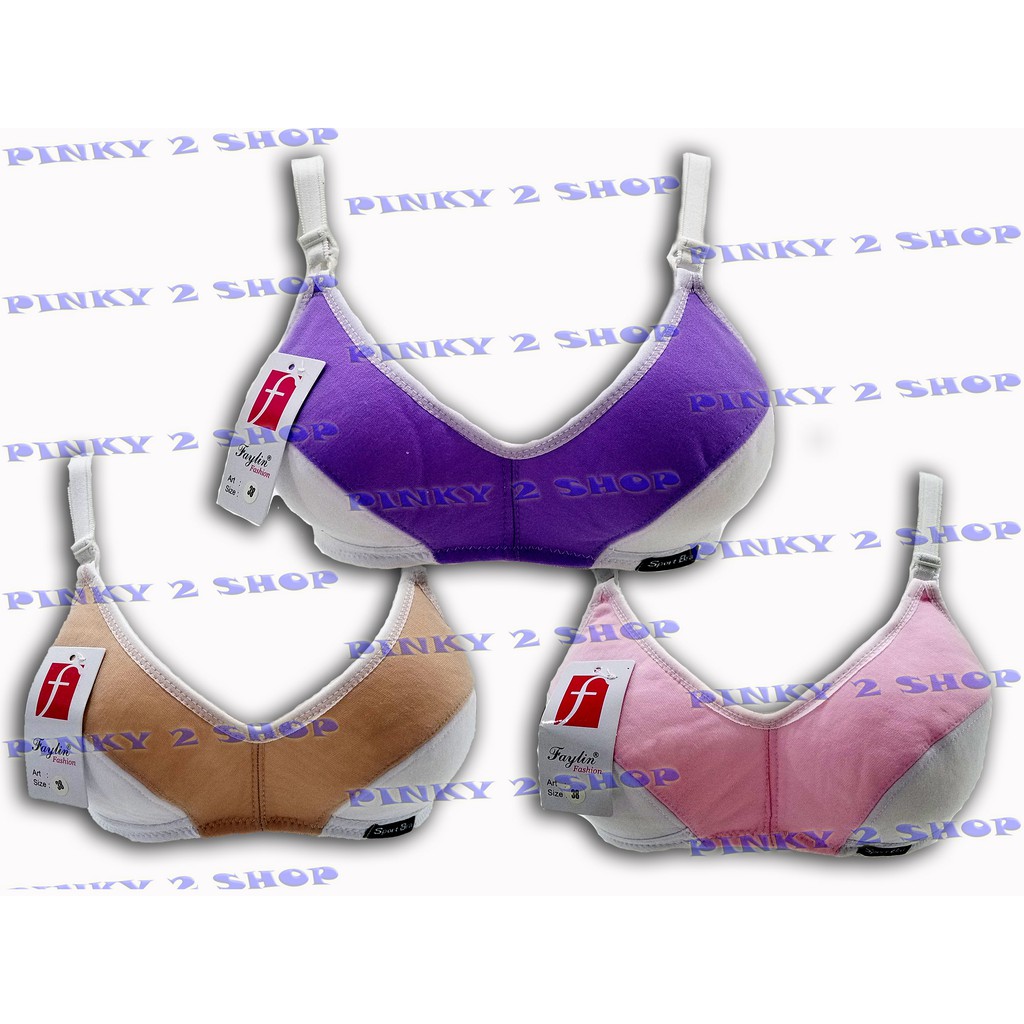 SPORTBRA REMAJA TANPA BUSA KOMBINASI WARNA SIZE 34-38