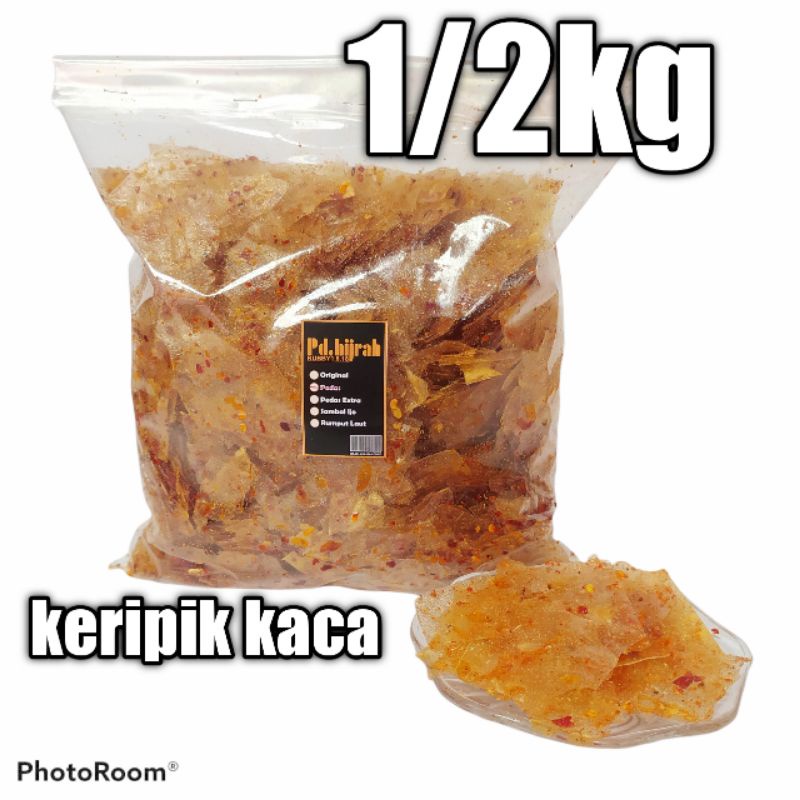 

keripik kaca 500gr/keripca 1/2kg/beledag/keripik beling