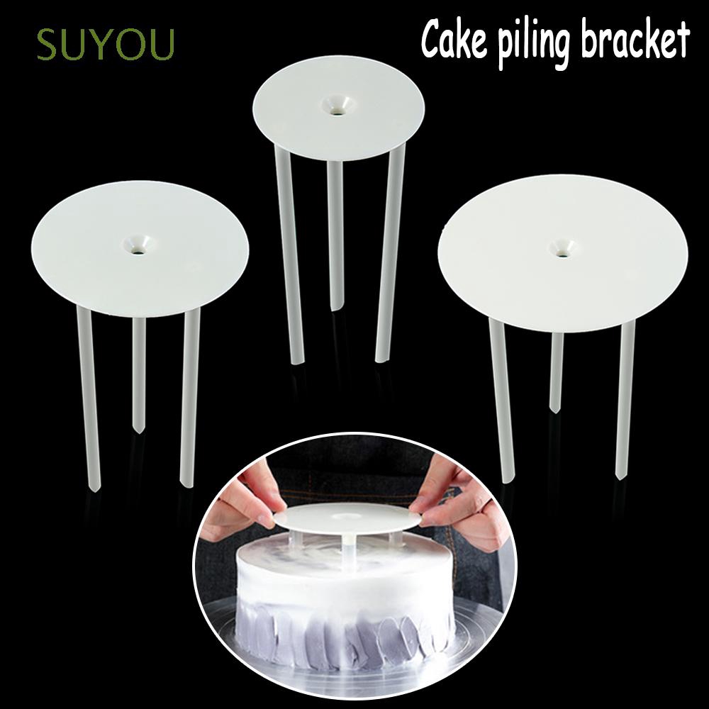 SUYOU DIY Multi-layer Cake Frame Round Dessert Support Spacer Piling Bracket Cake Stands Supplies