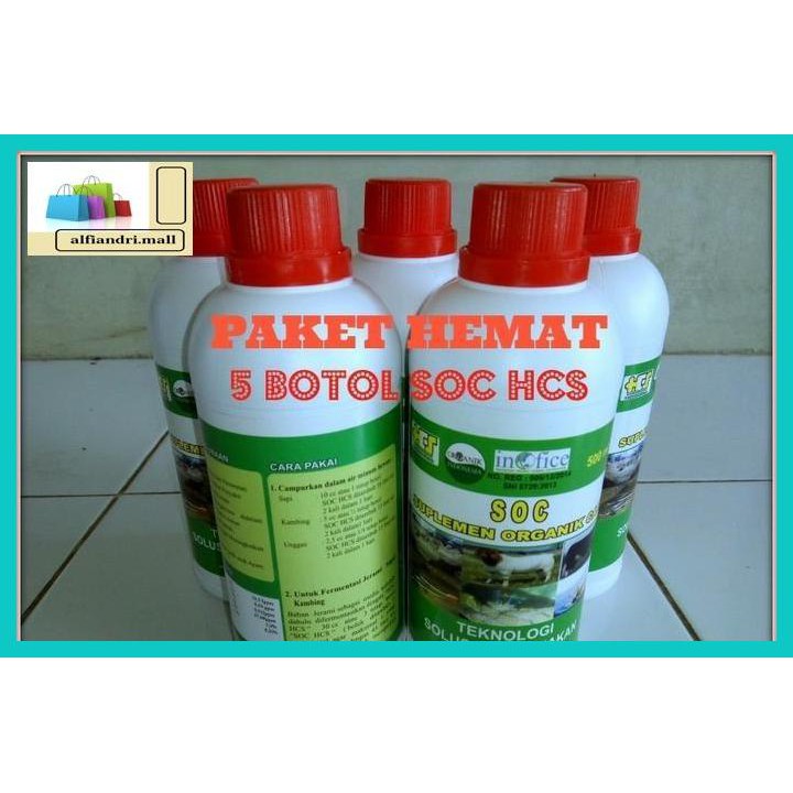 

F7Gfgh- Promo Soc Hcs Paket Hemat 5 Botol Suplemen Untuk Ternak Sapi Dan Kamb H8Tu667-