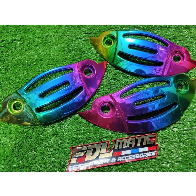 GARNIS PLAT NOMOR DEPAN RAINBOW HONDA SCOOPY ORIGINAL THAILAND