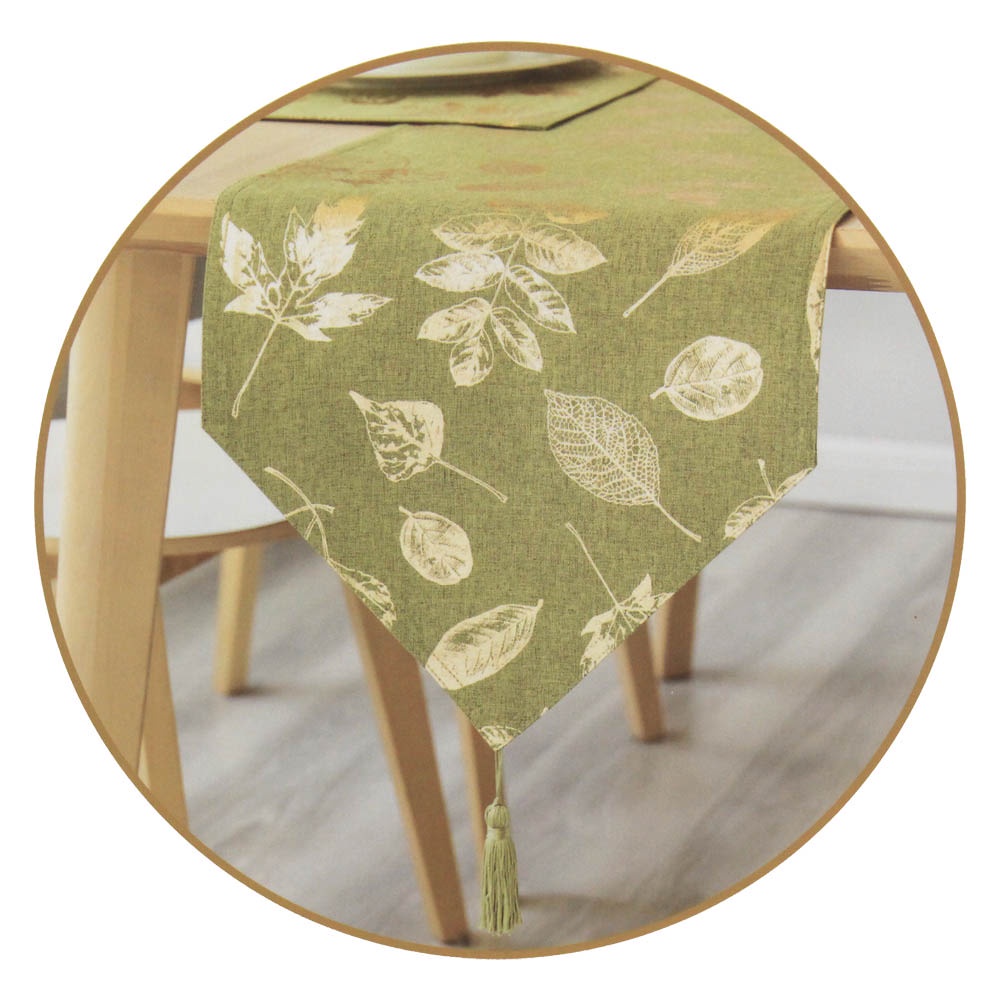 Informa - Table Runner 33x180 Cm Foil Print 025 - surabaya