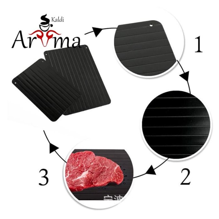

7u3ye738 Pencair Daging - Ikan Beku - Fast Defrosting Tray - Thaw Rapid Tr8Ryhre5