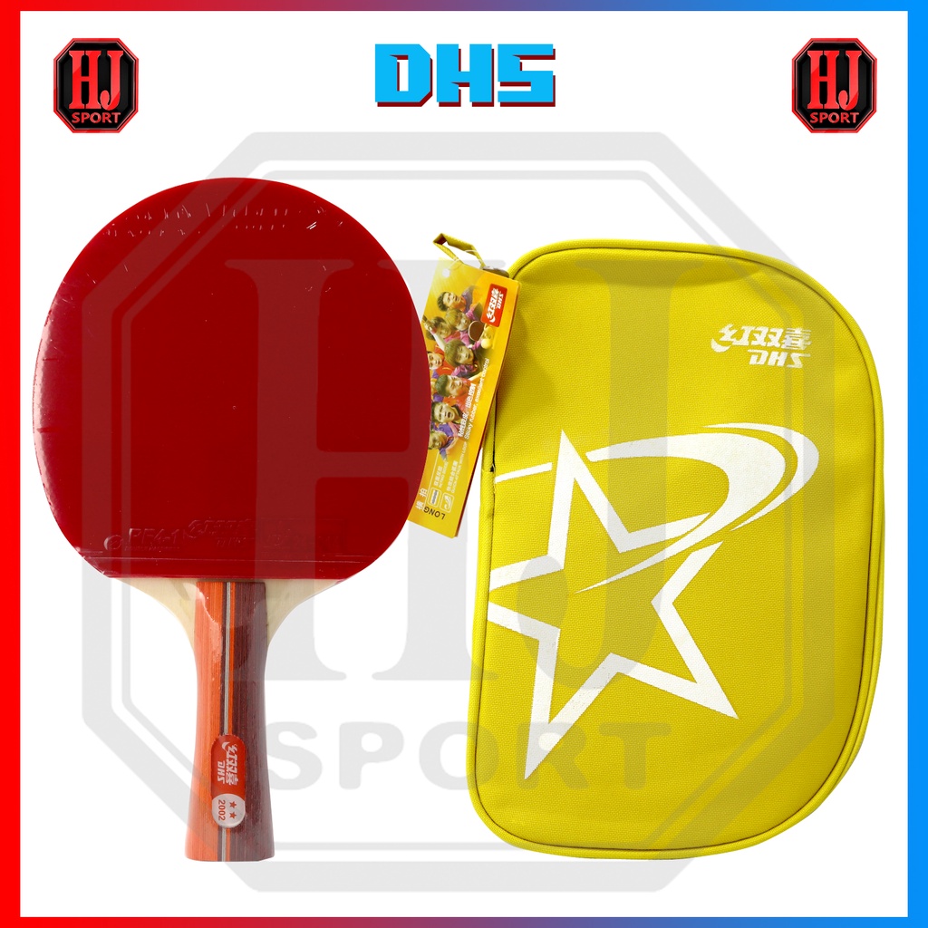 Bet Tenis Meja DHS 2002 Full Bag / Bad Pingpong DHS / Bat DHS