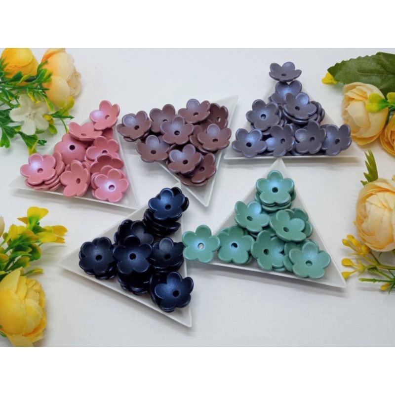 Kelopak Moza 40 Pcs Kelopak Bunga Sakura Doff Kelopak Bunga Sakura Gradasi Manik Kelopak Cangkang 16