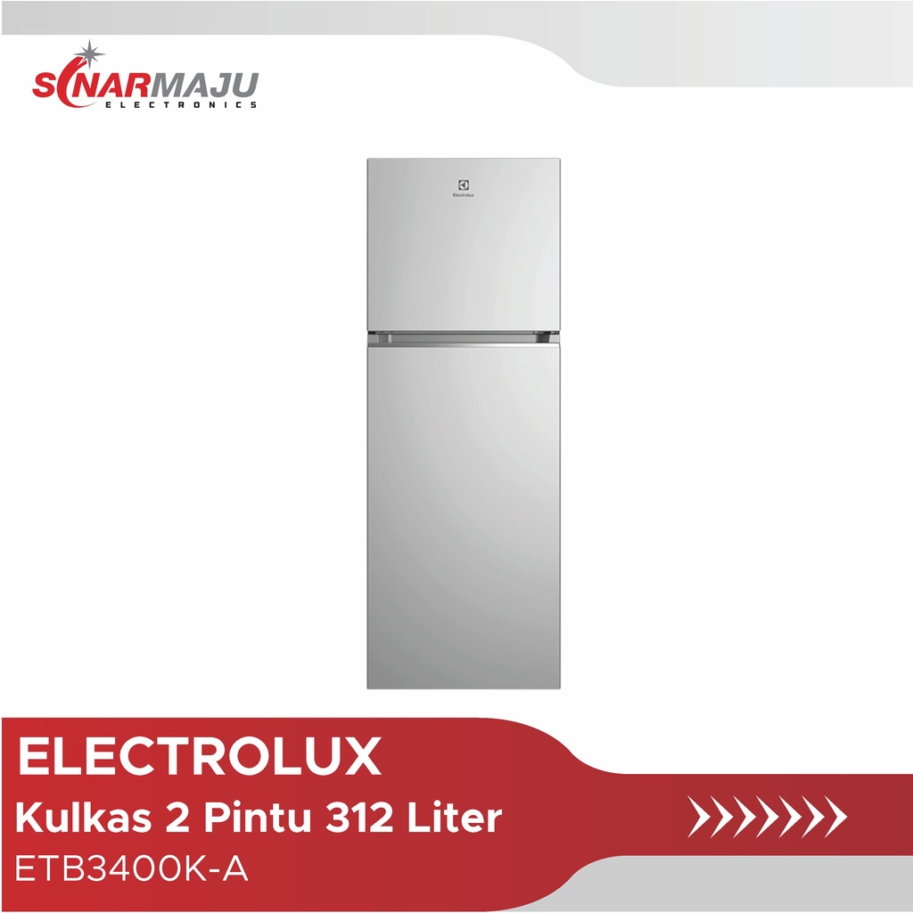 Kulkas 2 Pintu Electrolux 312 Liter ETB3400K-A / ETB-3400K-A / ETB-3400K