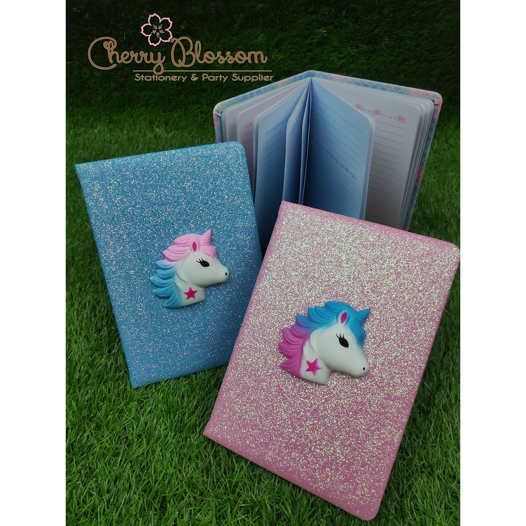  Buku  Tulis  Notebook A5 Squishy Unicorn  Shopee Indonesia