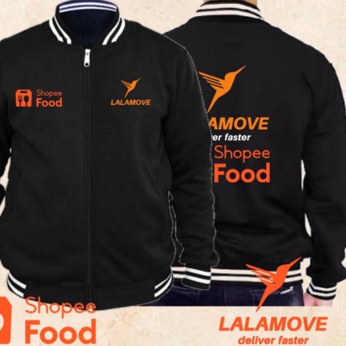 Jaket LALAMOVE TERBARU High Quality TERMURAH Sweater FOOD Kurir Online Ekspedisi