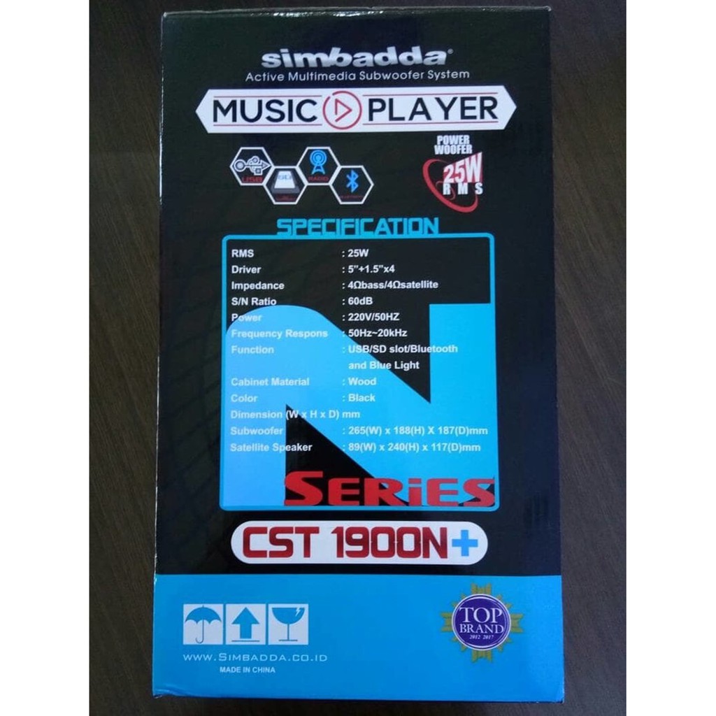Kusus Hari Ini Speaker Simbadda Cst1900N Plus Multimedia Bluetooth Bergaransi