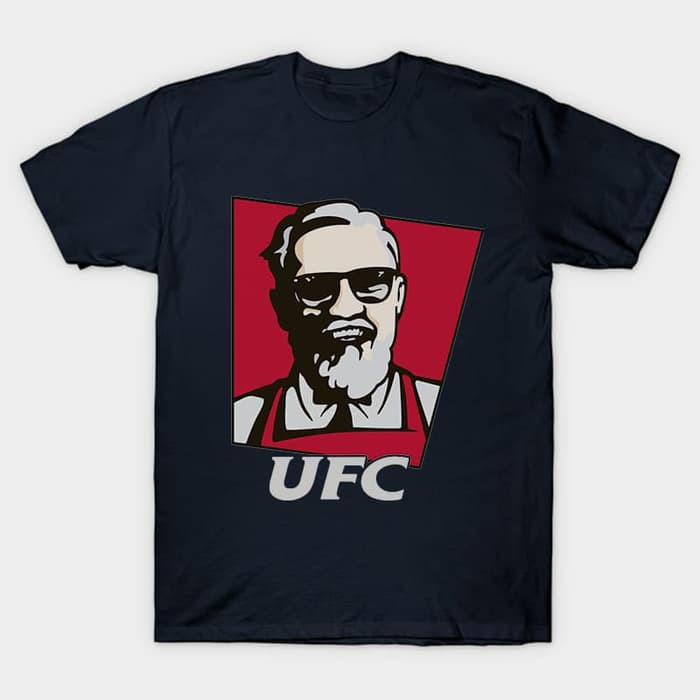 Kaos Baju Obral Combed 30 Distro UFC KENTUCKY FRiED MCGREGOR KFC Conor