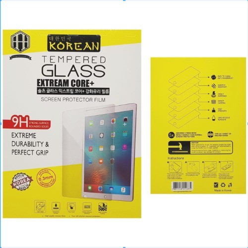 KOREAN Tempered Glass Samsung Tab S7 Plus 12.4 inch T970 T976B Anti Gores Kaca Tablet S7+
