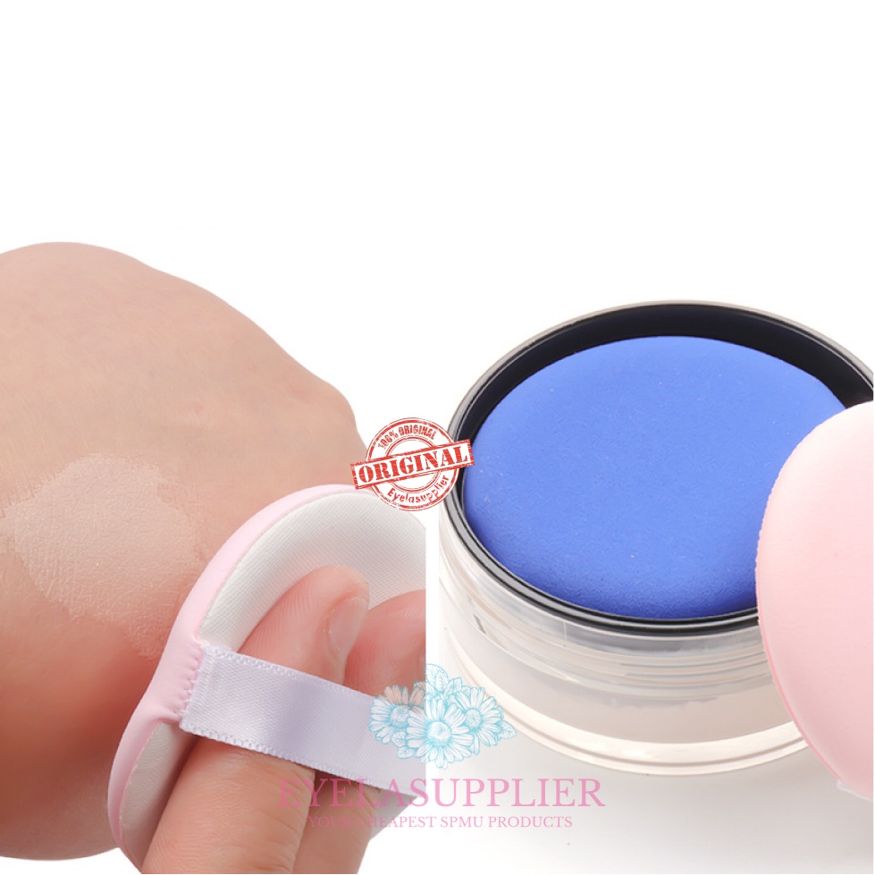 Spon Bedak Foundation BB Cushion Pineapple Egg Yolk Powder PREMIUM HIGH QUALITY Bubuk Beauty Sponge Air Puff Blender Spons Makeup Applicator Aplikator