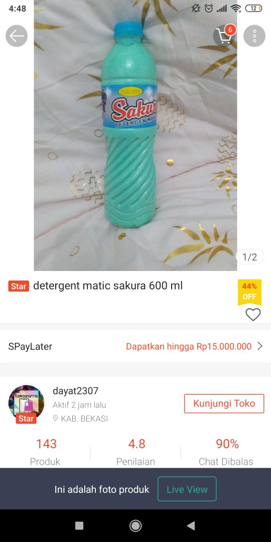 Detergent Matic Sakura 600 Ml