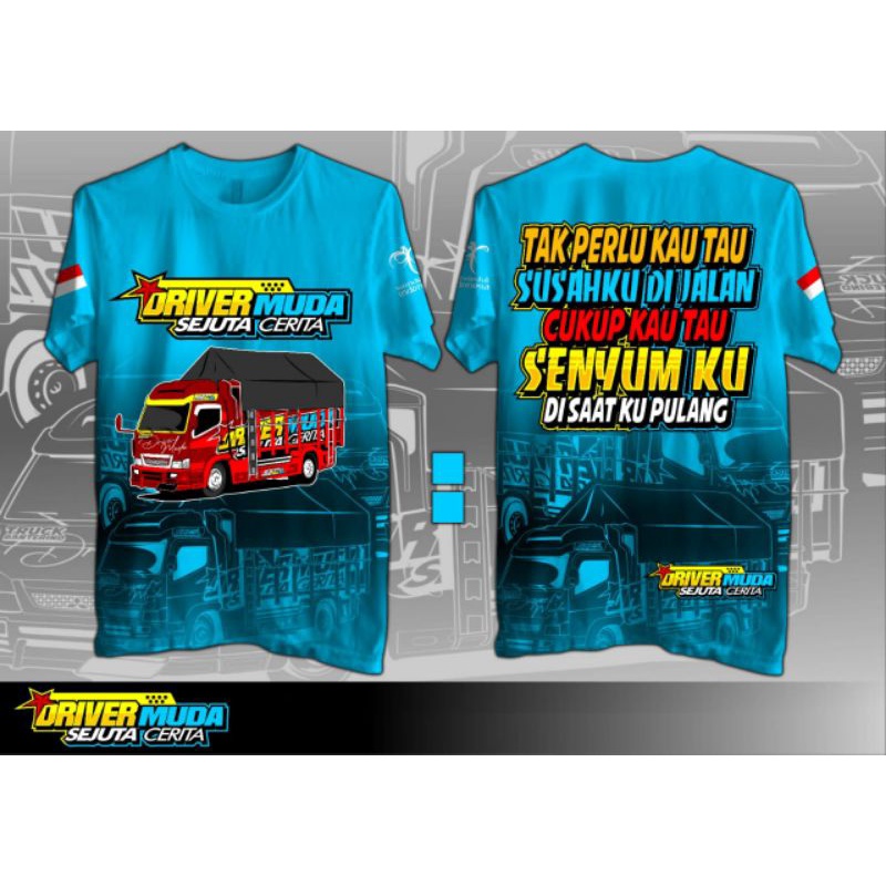 kaos Truk kaos trek kaos truck driver muda sejuta cerita