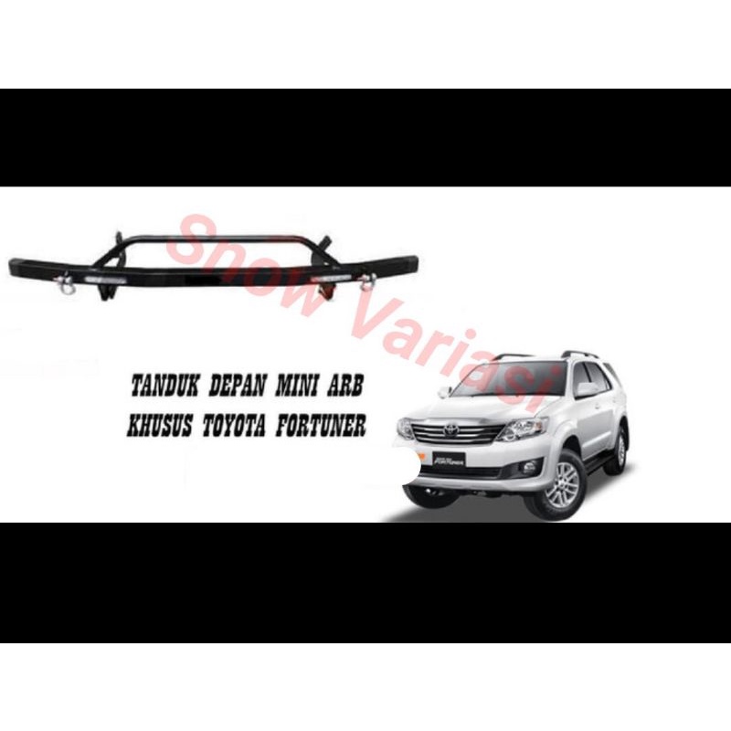 TANDUK BUMPER DEPAN MINI ARB TOWING DEPAN ARB MINI - FORTUNER OLD