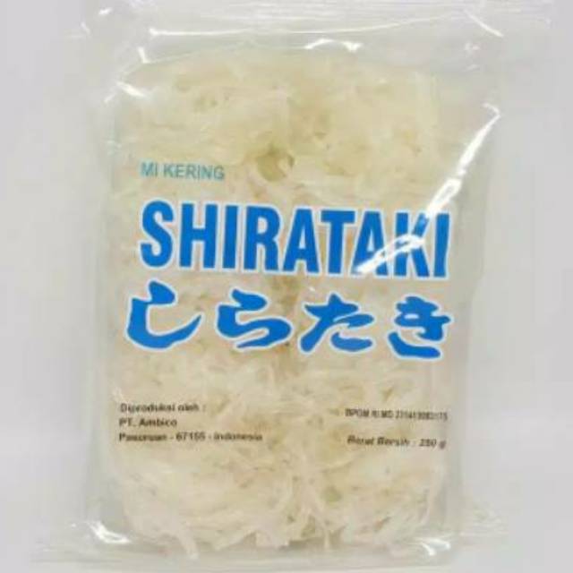 Dry Shirataki - Mie Kering Shirataki low carb 250gr keto friendly