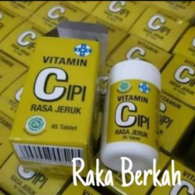 Vitamin C IPI Rasa Jeruk isi 45 Tablet