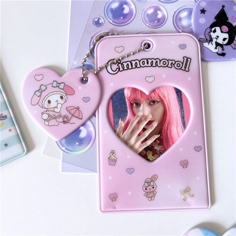 KPOP Card Holder WanitaLove Cinnamoroll Dengan Motif Tempat Photocard