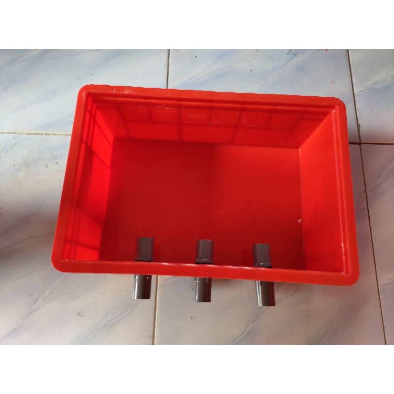 TRICKEL FILTER BOX FILTER KOLAM KOI 3 susun Non Media (EMBER BIO FILTER)