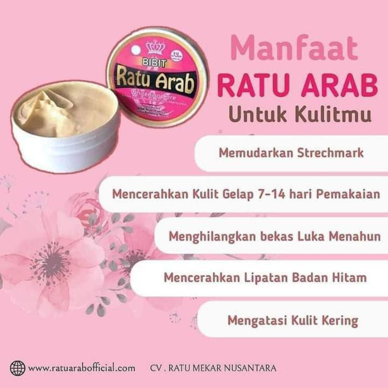 Bibit Ratu Arab Original/ Lotion Pemutih Kulit Ampuh Sudah Bpom Aman Untuk Ibu Menyusui