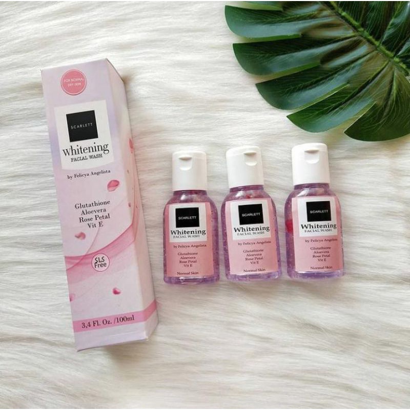 Scarlett facial wash 30ml share in jar 100% original