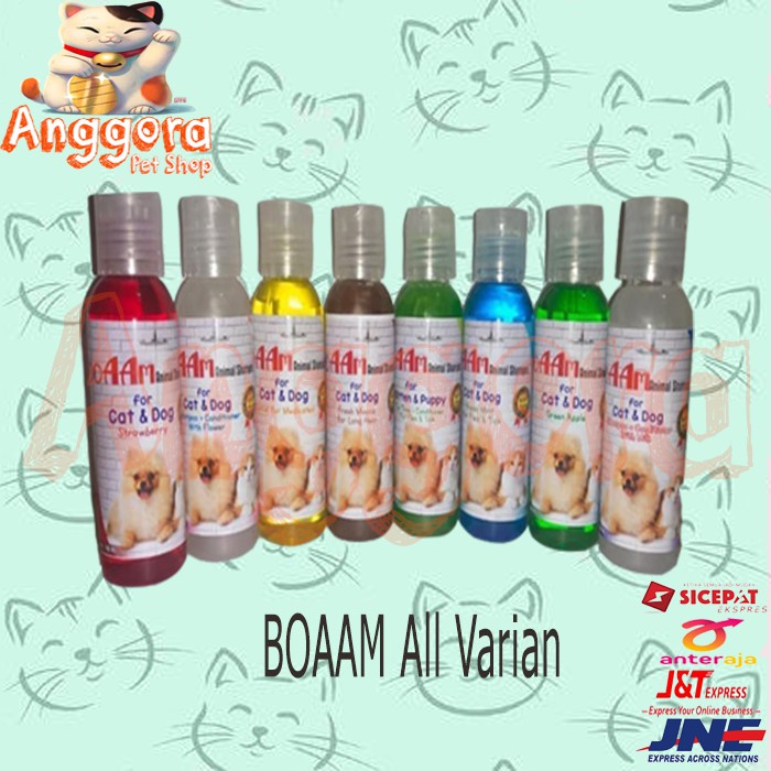 Shampoo wangi anti kutu untuk Anjing Kucing - BOAAM All Varian