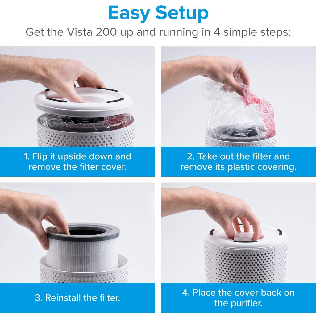 Levoit Air Purifier Vista 200 True HEPA Filter - Pembersih Udara