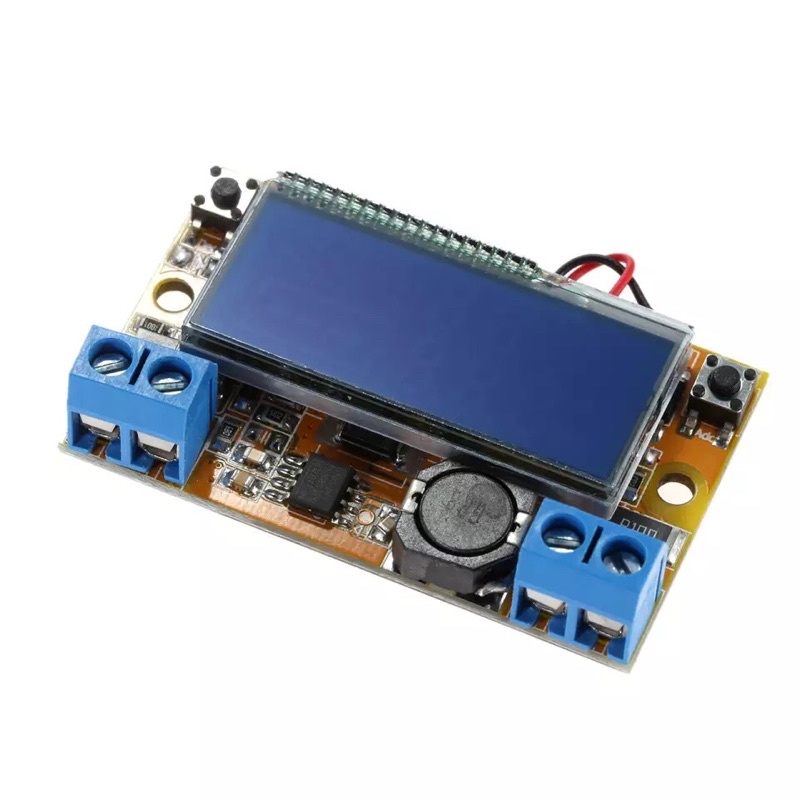 Step Down 5-23V untuk 0-16.5V 3A Tegangan LCD Regulator + Case Adjustable Power Supply Modul DC-DC