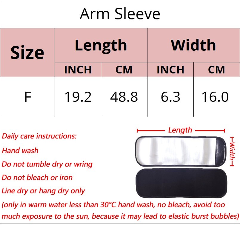 Slimming Arm Trimmer Heat Sweat Sauna SILVER ( VELCRO )