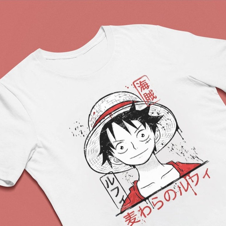 Tshirt Luffy the pirate king Anime Manga One Piece Premium Unisex