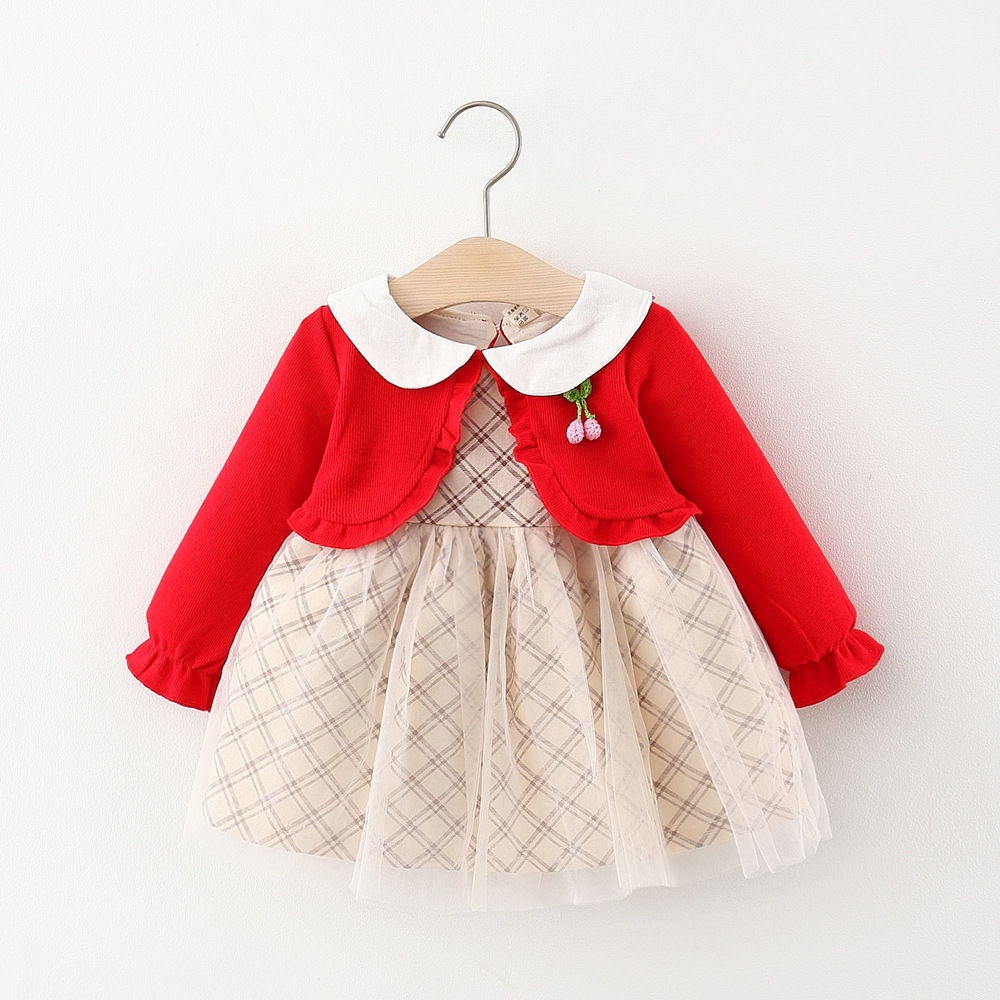 B D-632 Dress anak bayi / Baju anak bayi / 6 bln/ 1 tahun / Pakaian anak cewek / Baju anak 3 tahun-7
