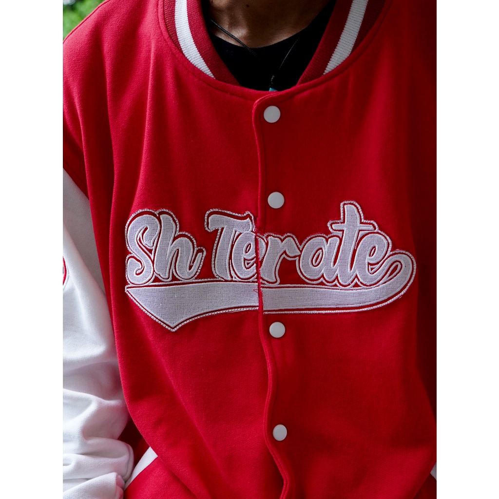 Jaket Varsity SH Terate - Red White