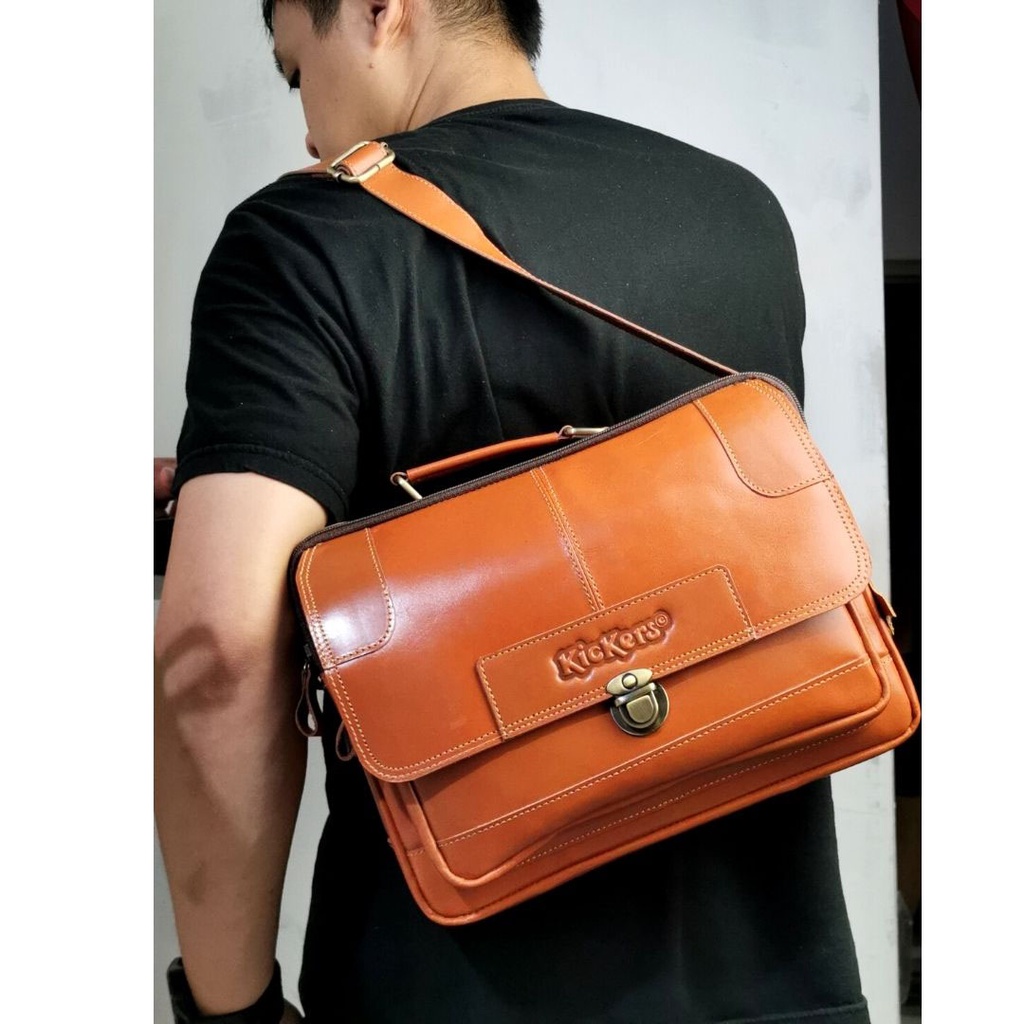 Tas selempang mini laptop Kulit asli Premium High quality Produk