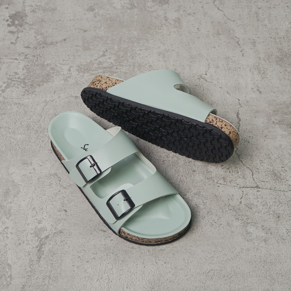Sarasara JINNY Sandal Birken Sandal Slide Casual Fashion Wanita Kekinian Trendy Terbaru-5