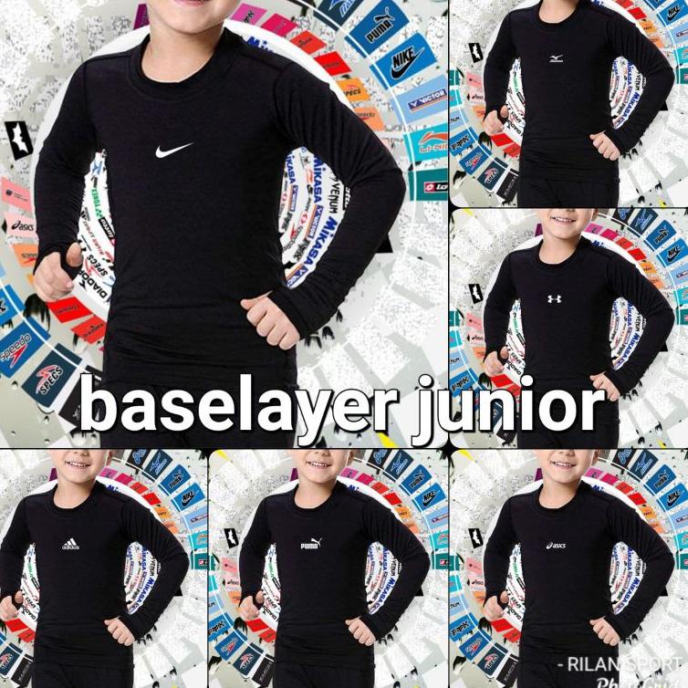 [KODE 1807] Kaos dalaman sepak bola lengan panjang bola baselayer longsleeve thumbhole manset panjan